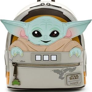 Loungefly Star Wars Baby Yoda The Mandalorian Womens Double Strap Shoulder Bag